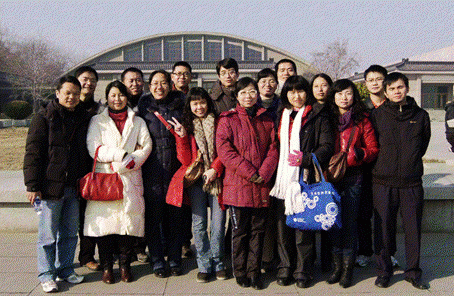 2010年01月組織員工到西安進行年度旅游